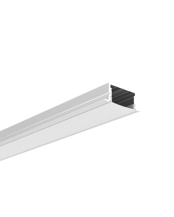 Aluminium Profile With Flange For LED Strips