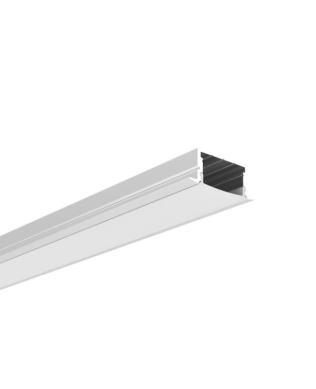 Aluminium Profile With Flange For LED Strips