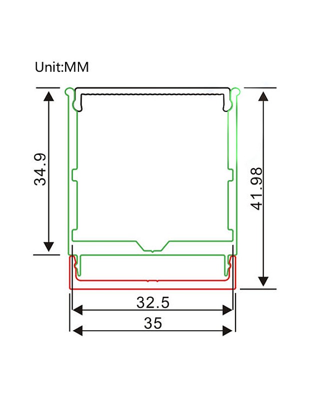 led strip light mounting profile