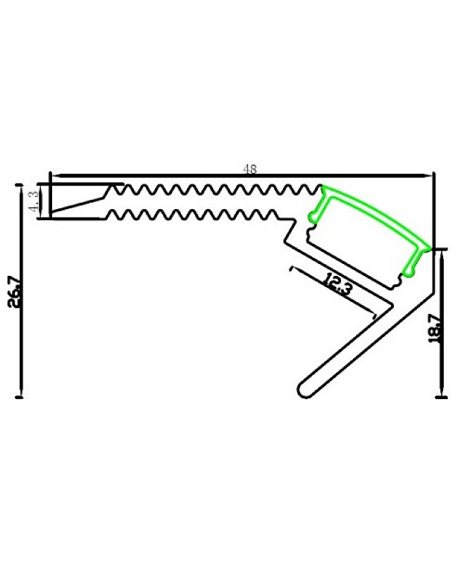 LED Profile For Stairs