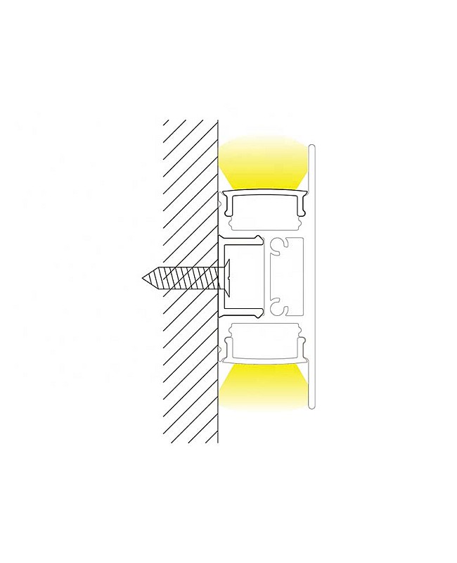 Up And Down Profile Lights