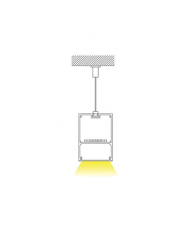 Square Aluminium LED Profiles