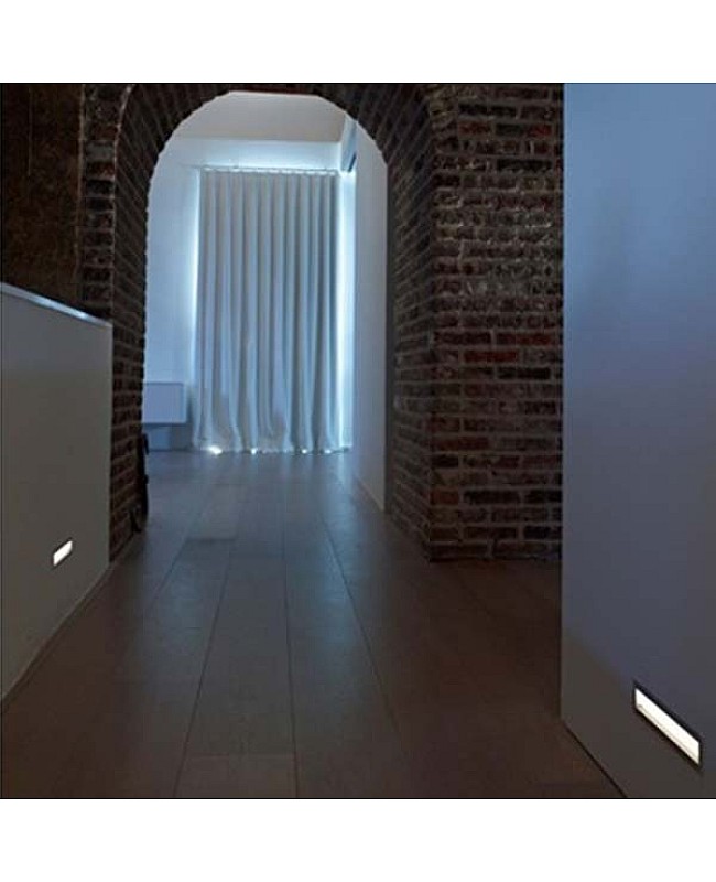 Trimless recessed LED aluminum profile for indirect lighting