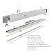 Silver Anodized LED Aluminum Channel System