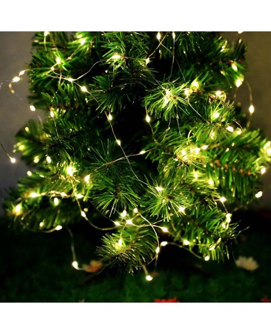 Solar Powered Outdoor Fairy String Lights With Remote Control