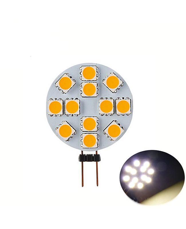 G4 Automotive LED Light Bulbs 12SMD 5050 