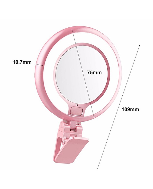 Selfie LED Ring Light Size