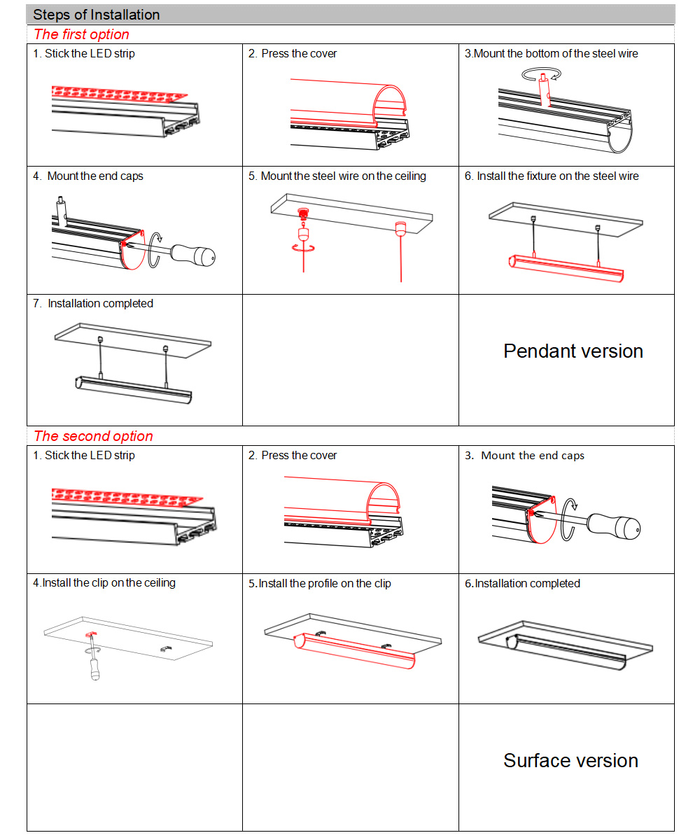 LED Strip Channel