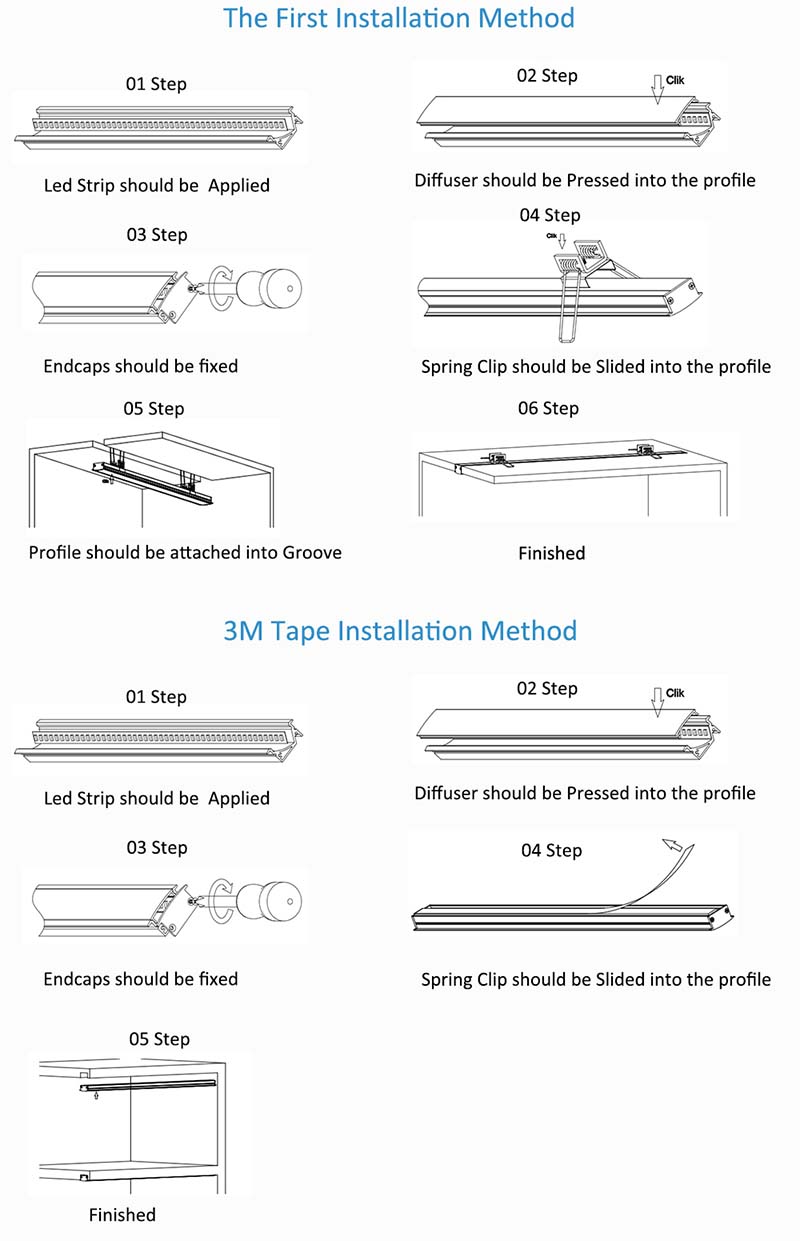 LED Strip Diffuser