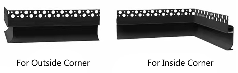 LED Baseboard Channel Corner Connectors
