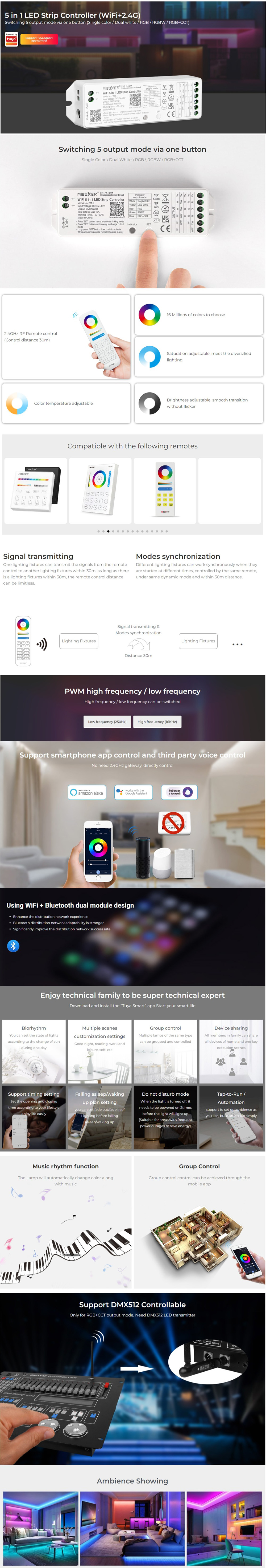 MiBoxer WL5 Manual