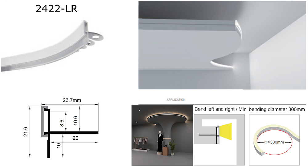 LED Light Channel And Diffuser