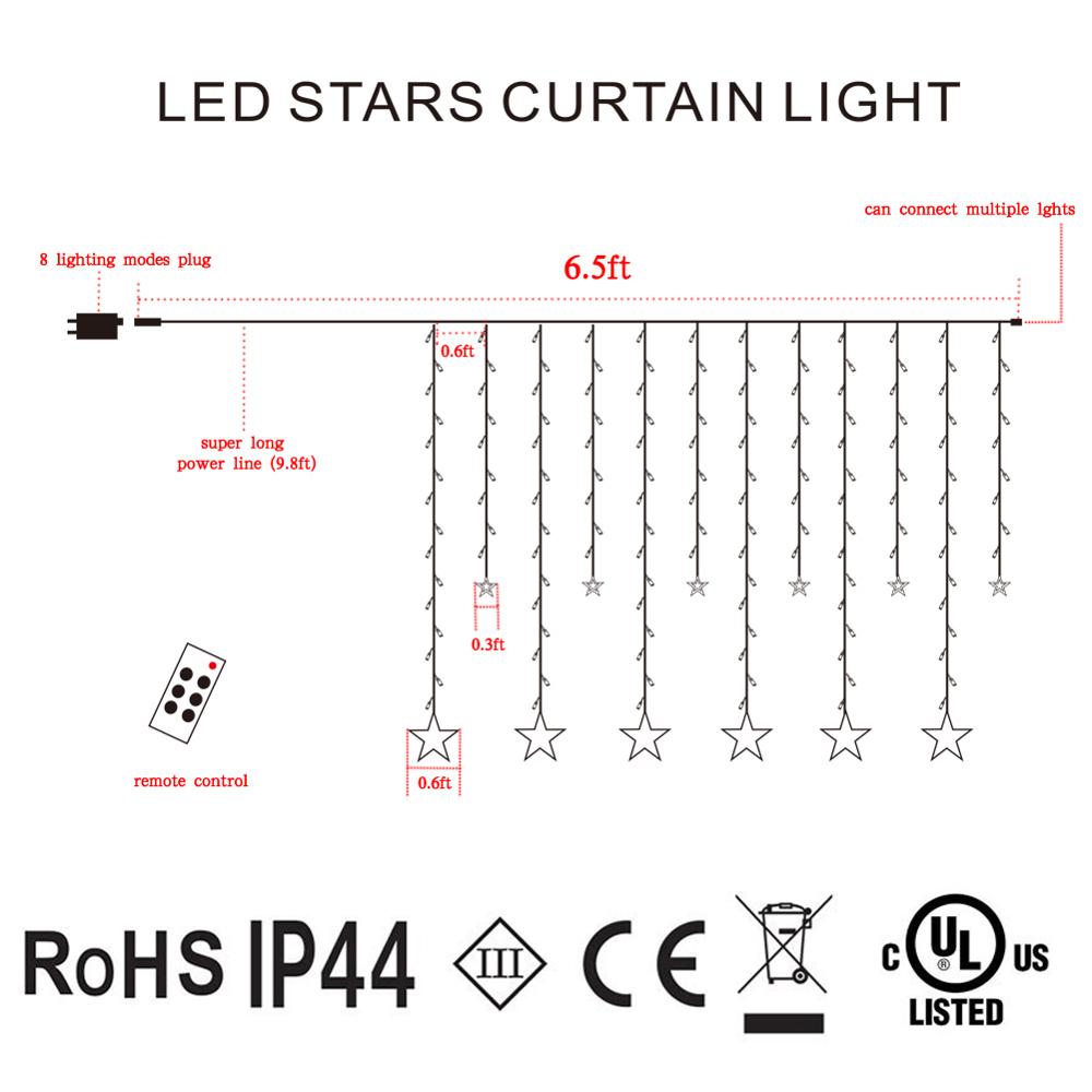 220V LED Curtain Light