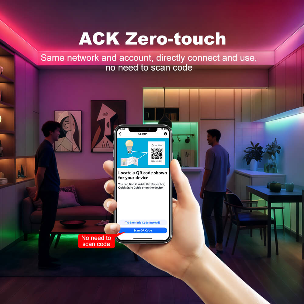 Same network and account directly connect and use no need to scan code