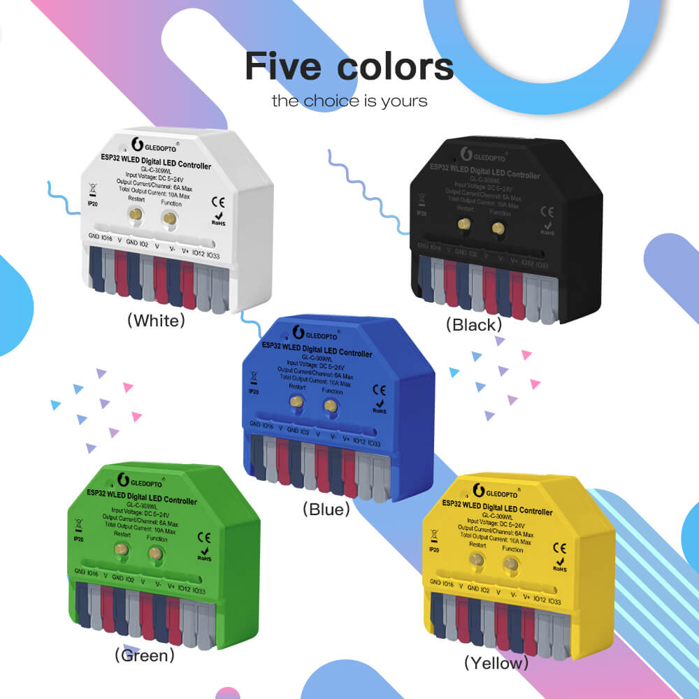 Popular mini ESP WLED controller