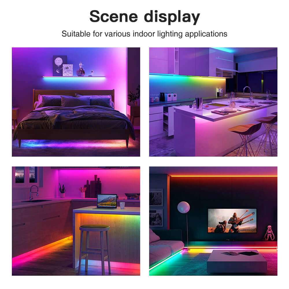 The mini ESP32 controller scenes display