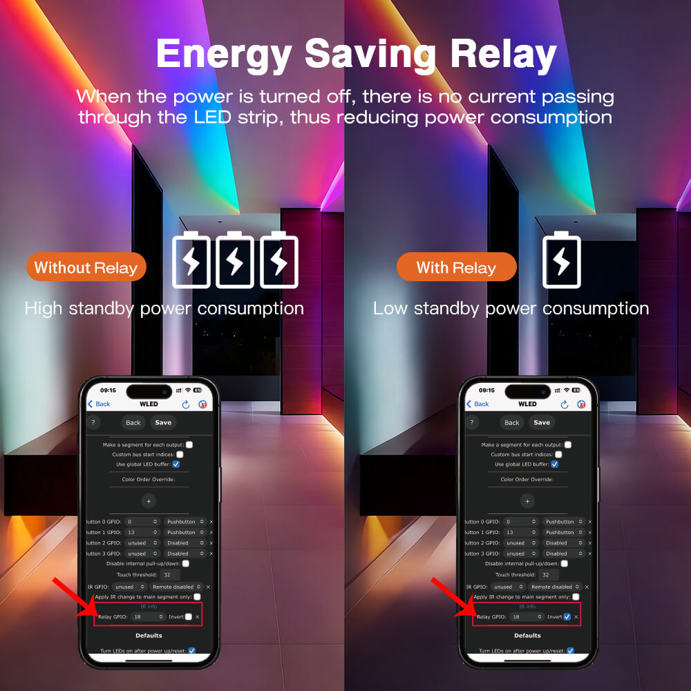 Firmware upgradeable WLED controllers