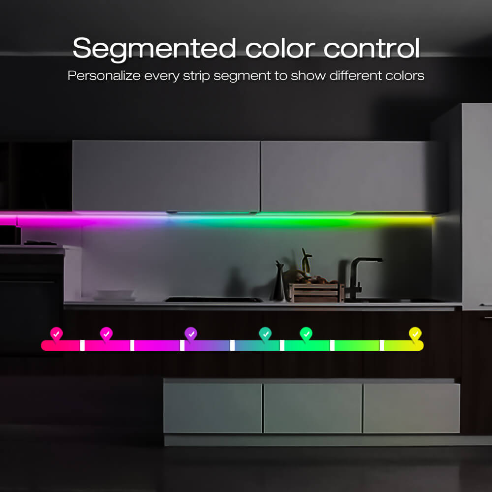 Smallest inline controller for addressable LEDs